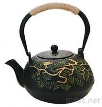 1.2L鑄鐵茶壺(雙鐵松樹仙雀)