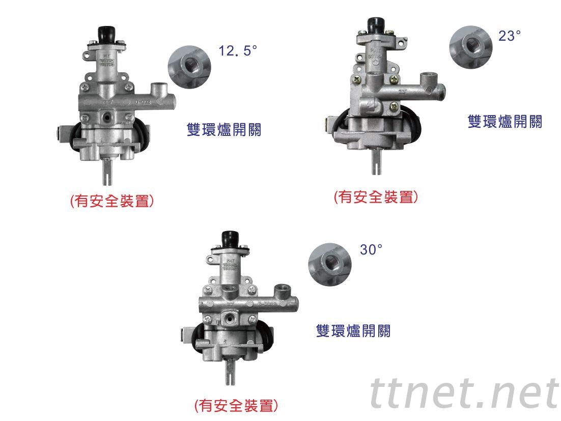 瓦斯炉开关-双环